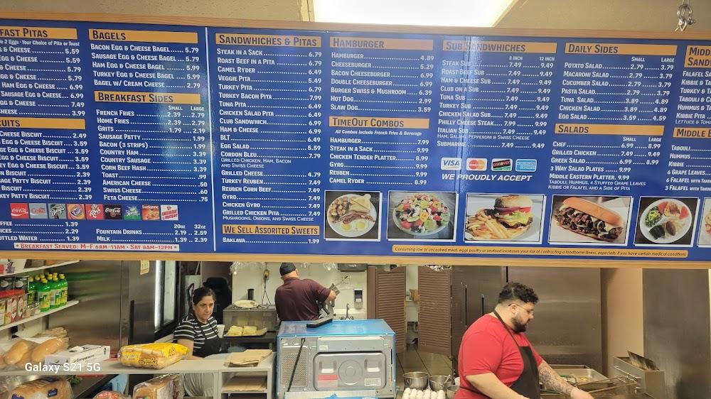 Time Out Deli & Grill Menu image 4